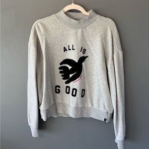 Scotch & Soda Gray Sweater with Graphic Design